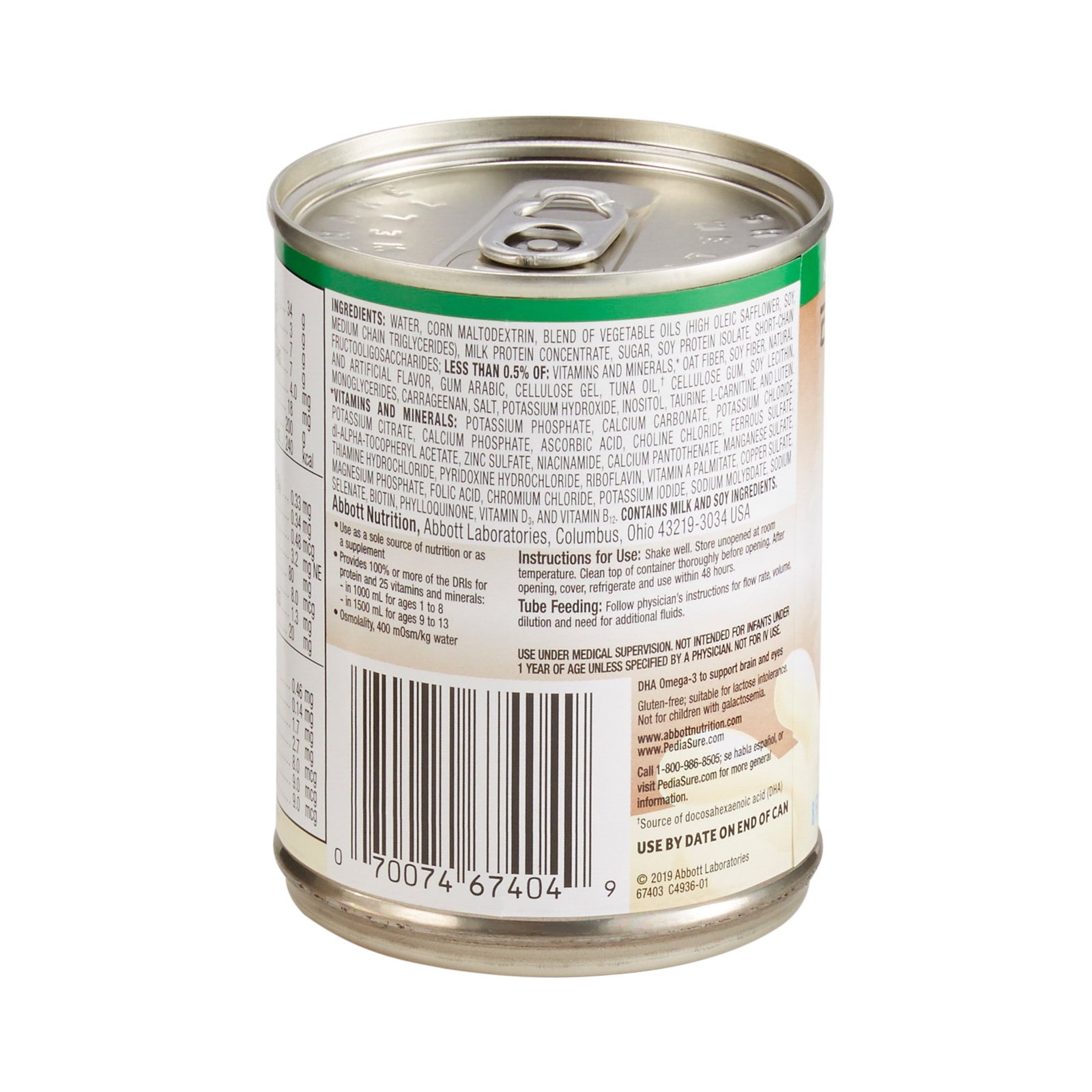 PediaSure® Enteral with Fiber Pediatric Oral Supplement / Tube Feeding Formula, 8 oz. Can