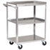 Utility Cart, McKesson 32.63" SS, 15.5"x24