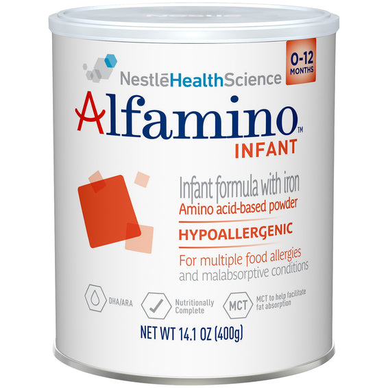 Alfamino® Powder Amino Acid Based Infant Formula with Iron, 14.1 oz. Can