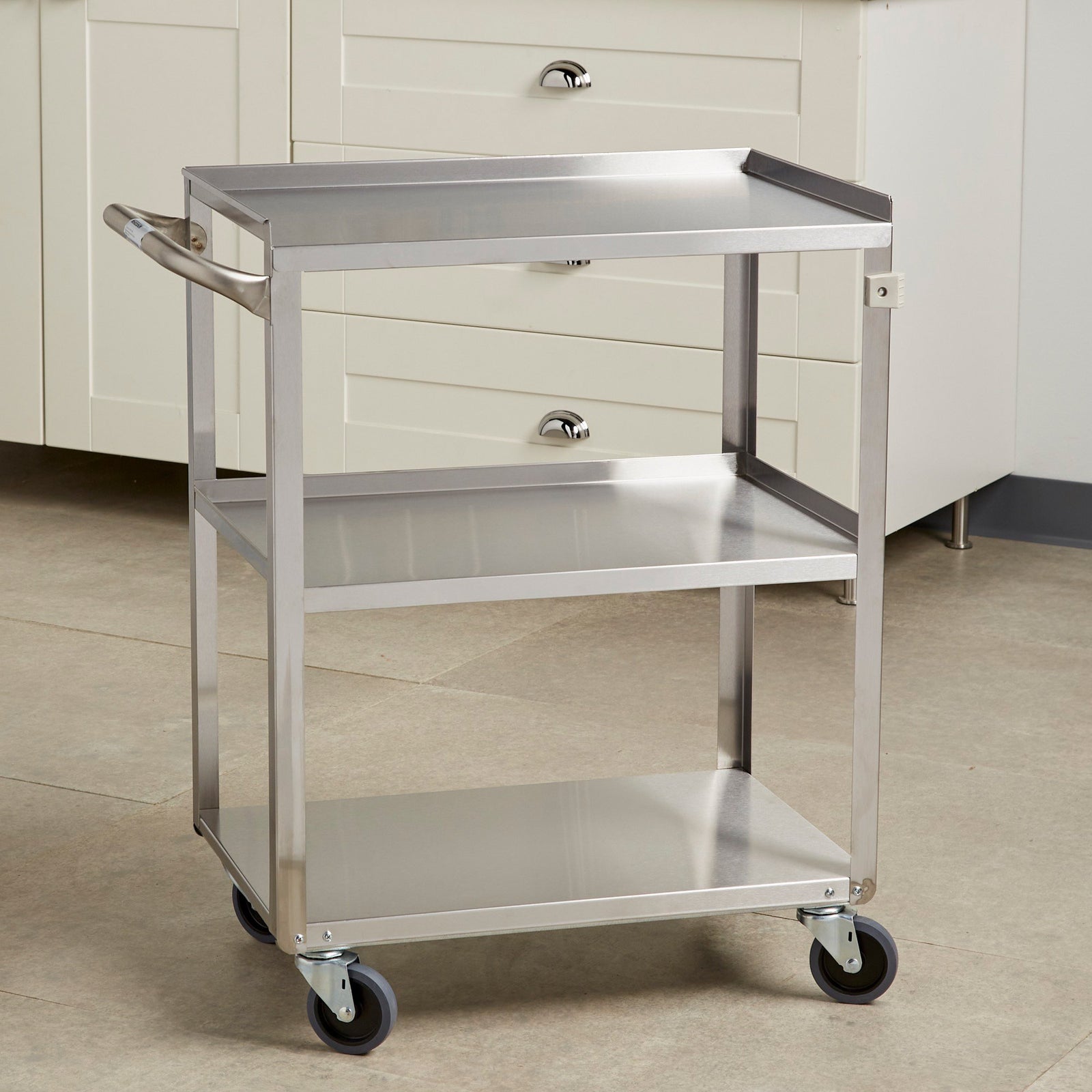 Utility Cart, McKesson 32.63" SS, 15.5"x24