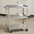 Utility Cart, McKesson 32.63" SS, 15.5"x24