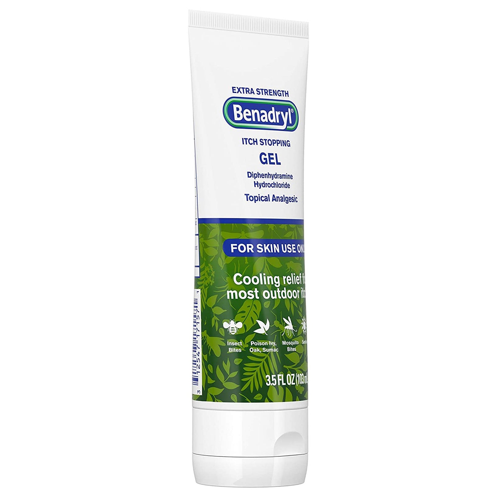 Benadryl Diphenhydramine Itch Relief Topical Gel