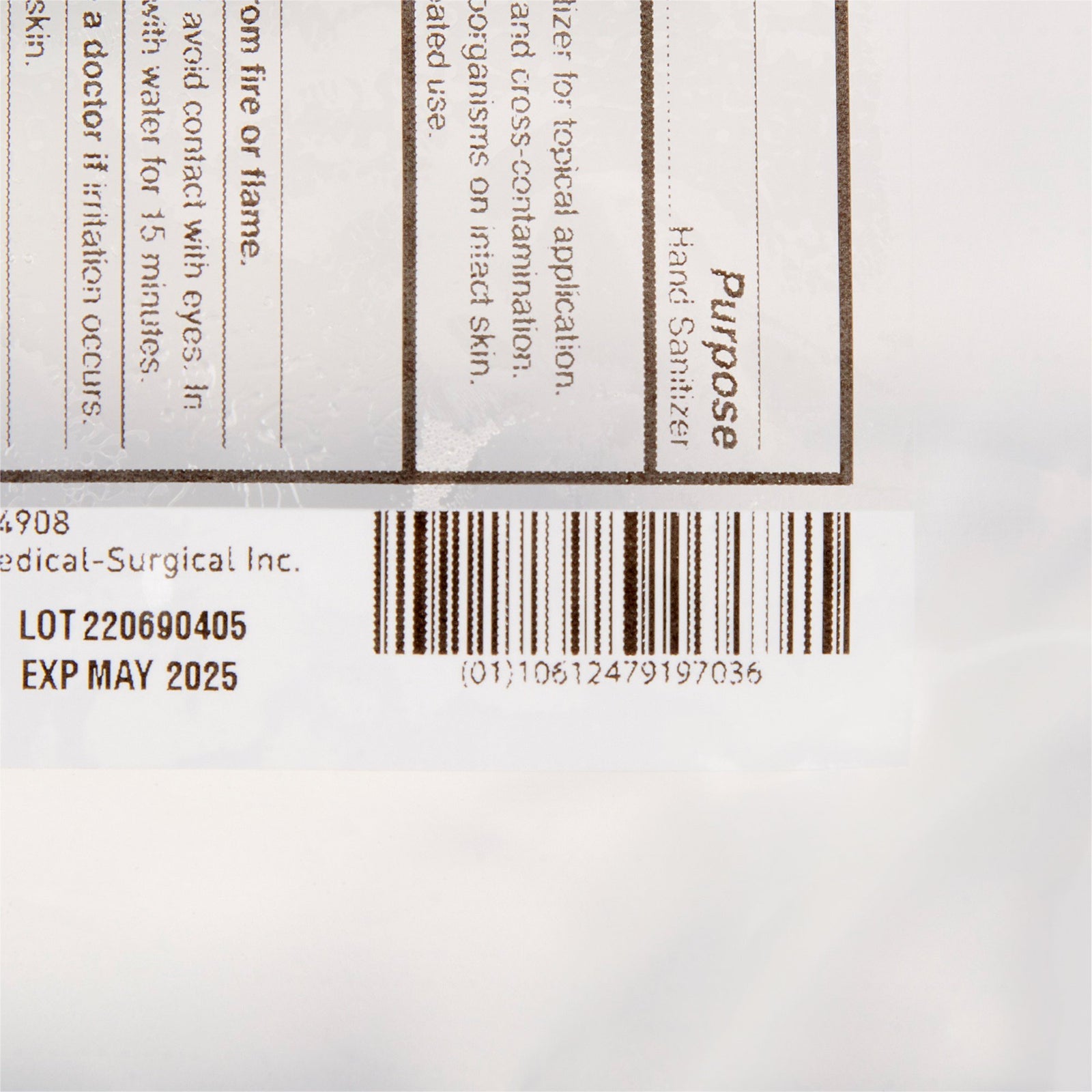 McKesson Hand Sanitizer With Aloe