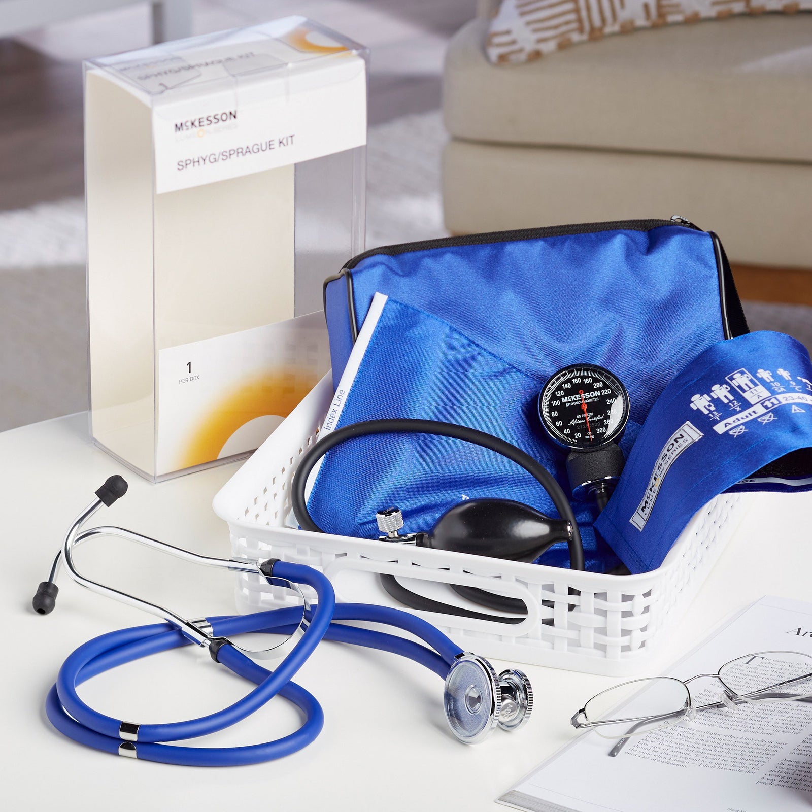 McKesson Brand Reusable Aneroid / Stethoscope Set