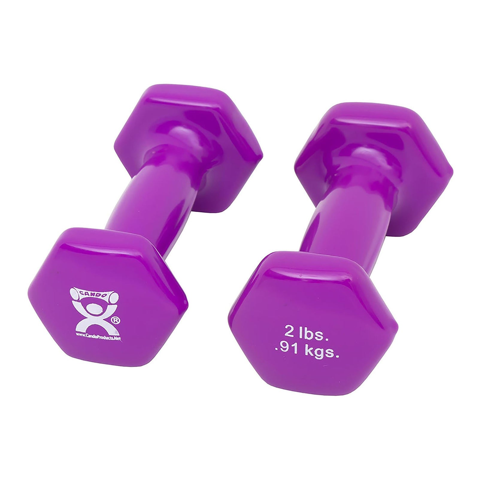 CanDo Dumbbell Pair Hexagon Heads