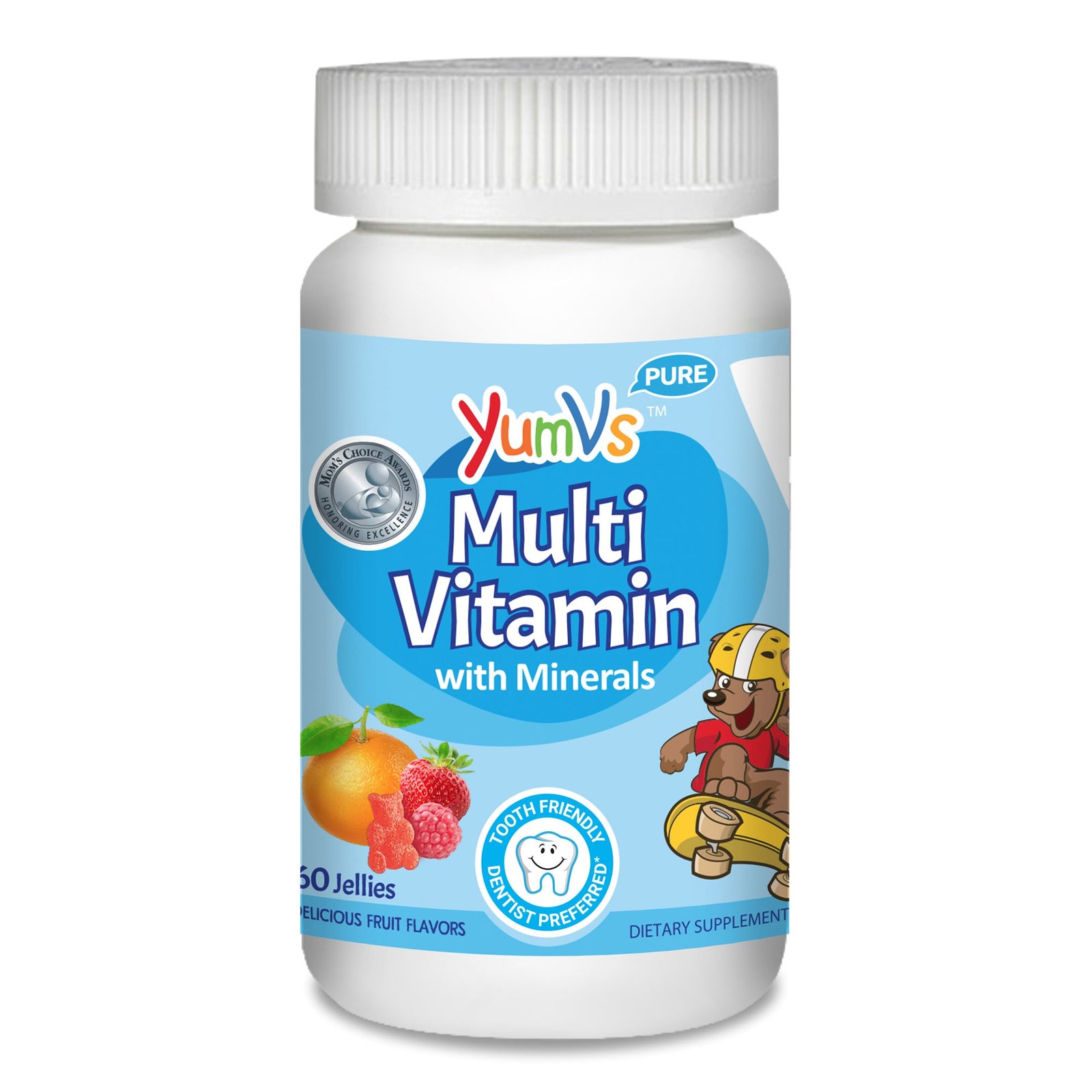 YumVs Pure Multi-Vitamin with Minerals Supplement