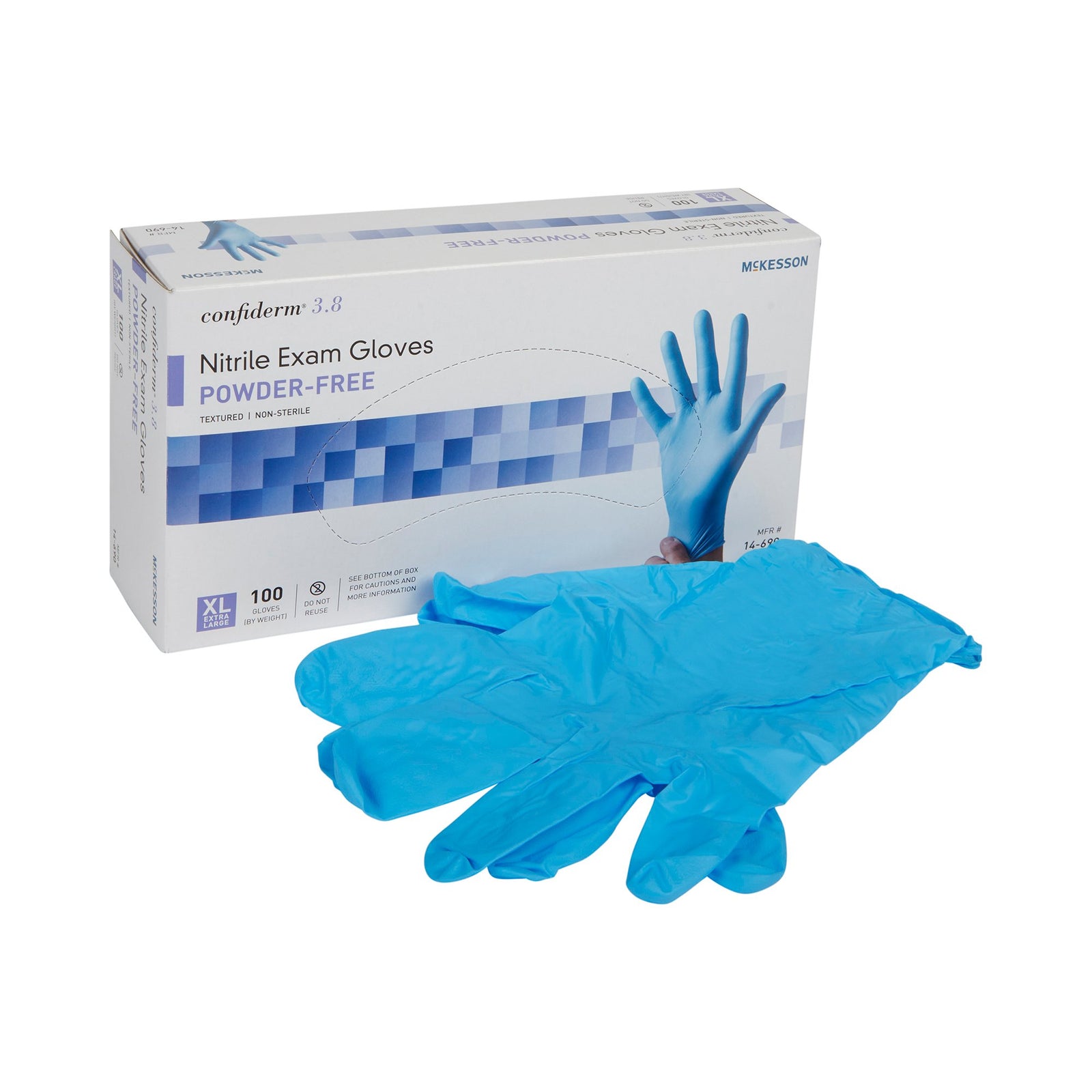 McKesson Confiderm 3.8 Nitrile Exam Glove