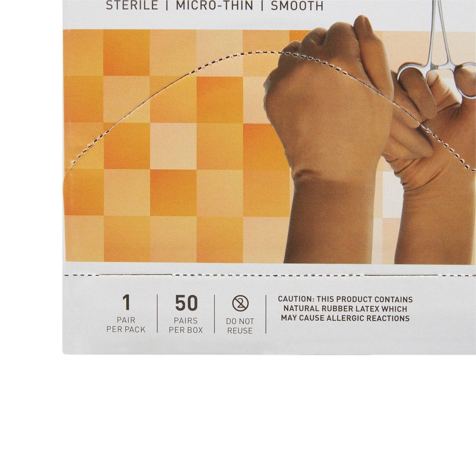 McKesson Perry Latex Standard Cuff Length Surgical Glove