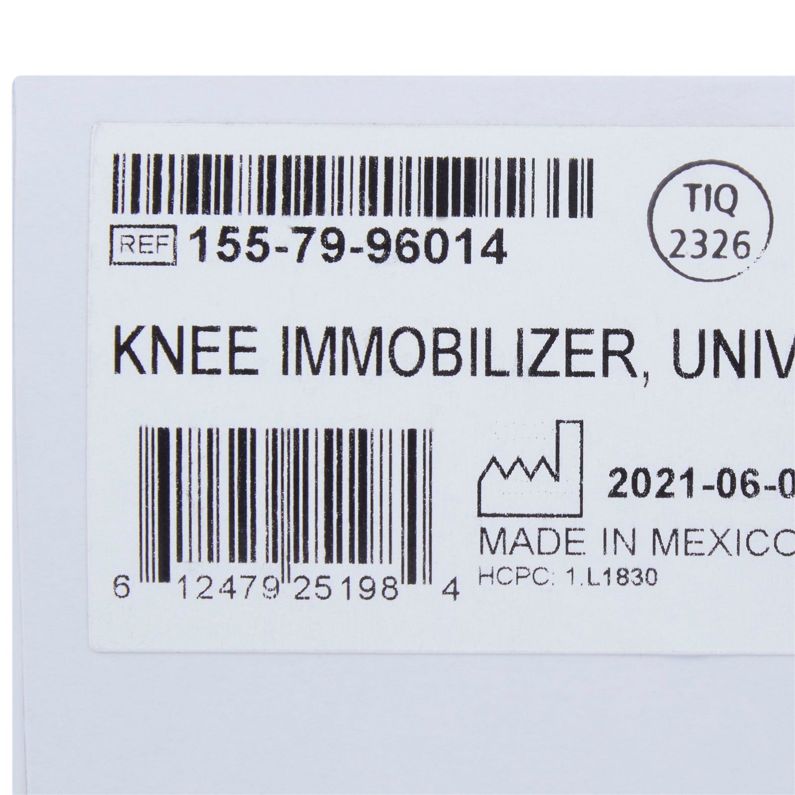 McKesson Knee Immobilizer