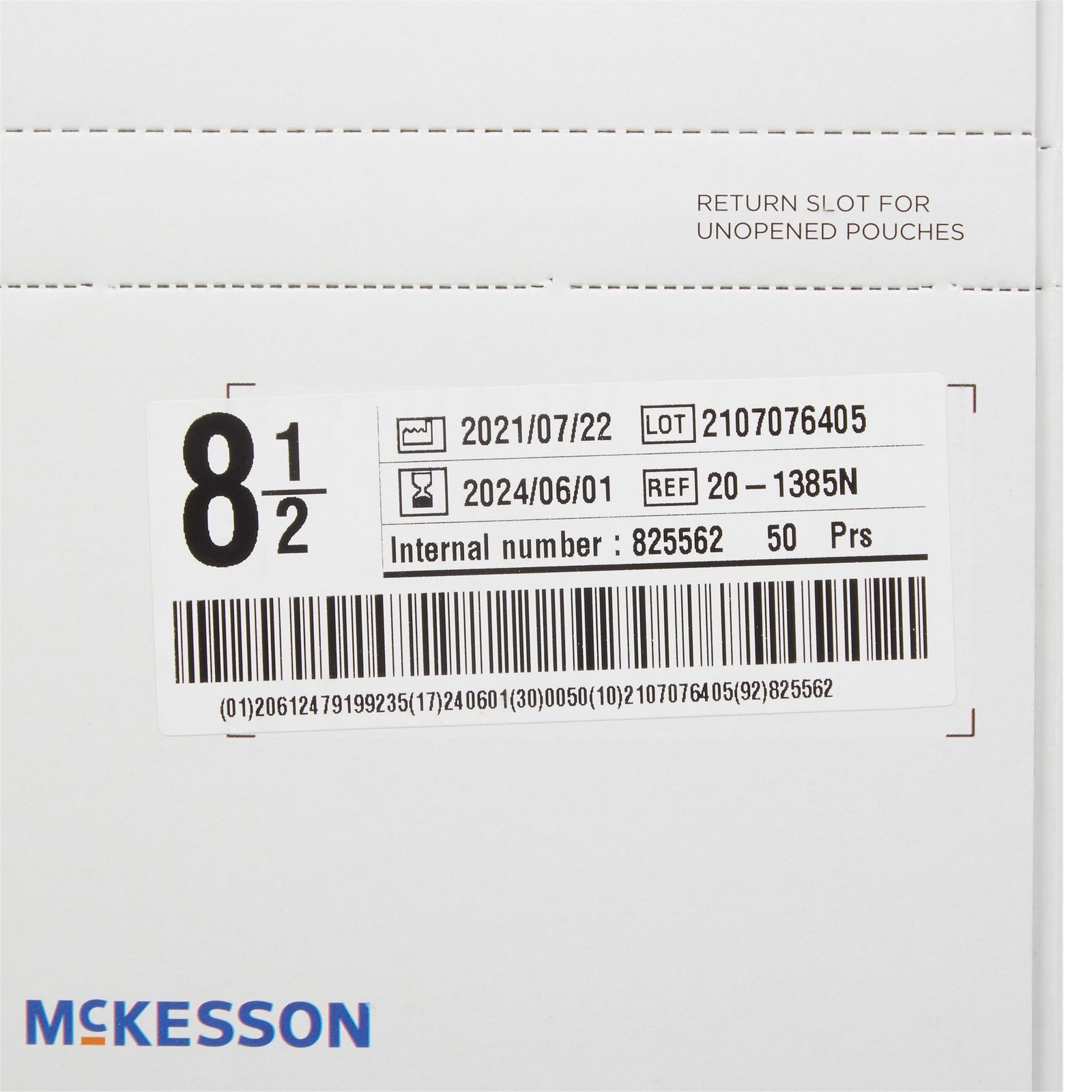 McKesson Perry Latex Standard Cuff Length Surgical Glove