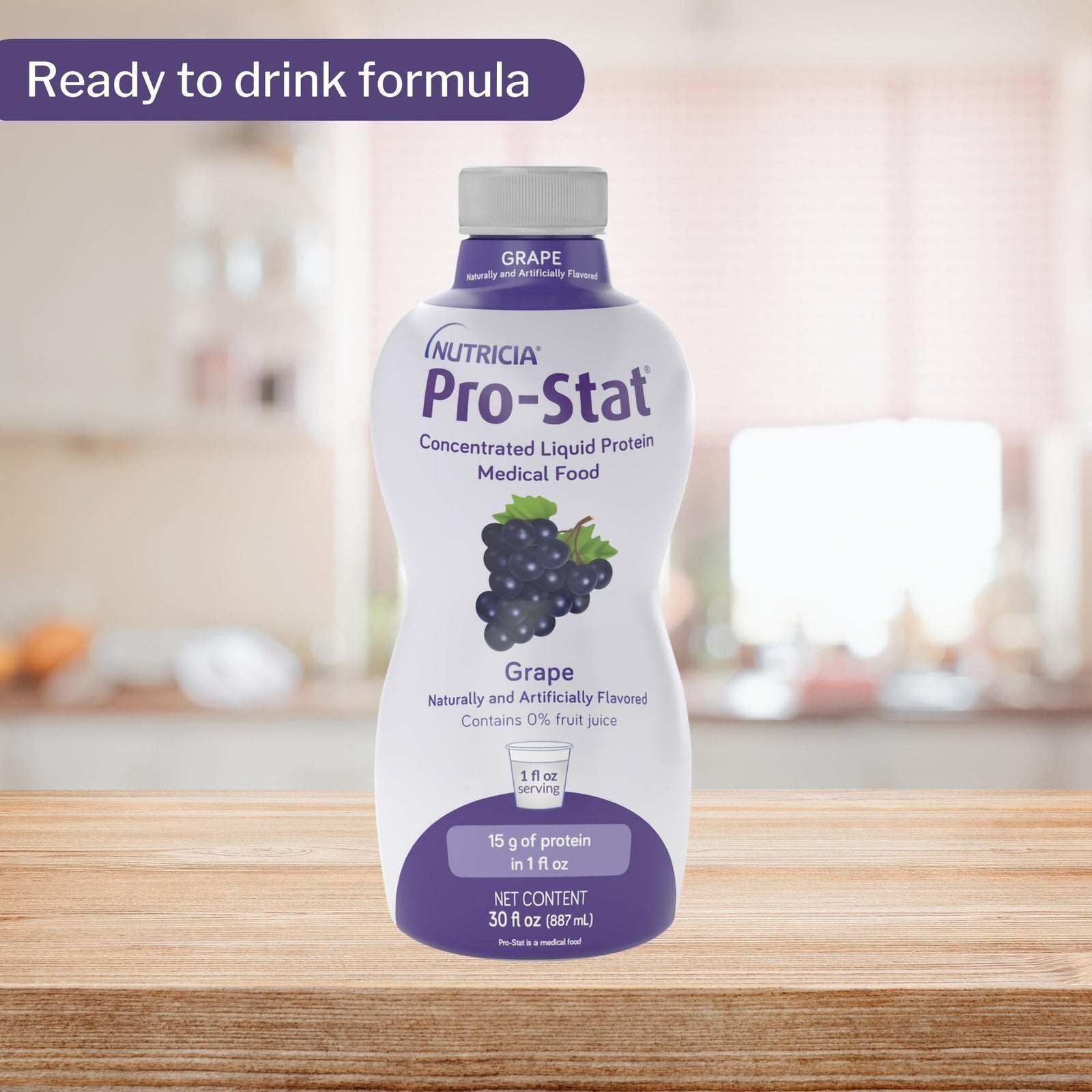 Pro-Stat® Sugar-Free Grape Protein Supplement, 30 oz. Bottle