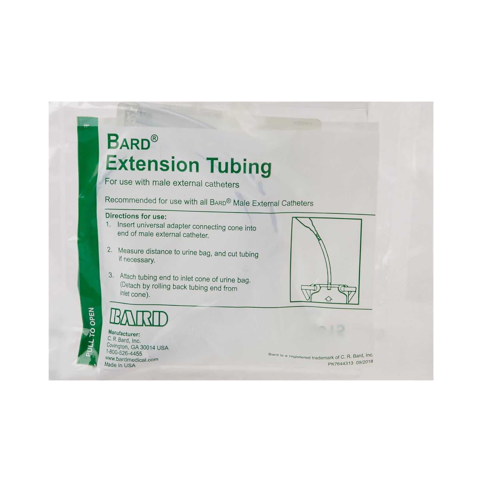 Bard Tube, Leg Bag Extension