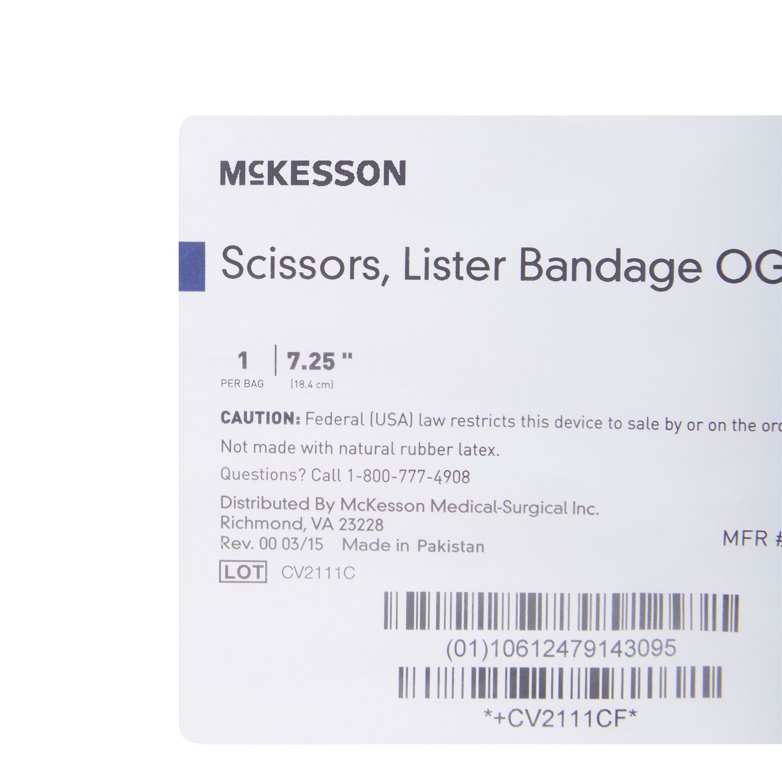 McKesson Bandage Scissors