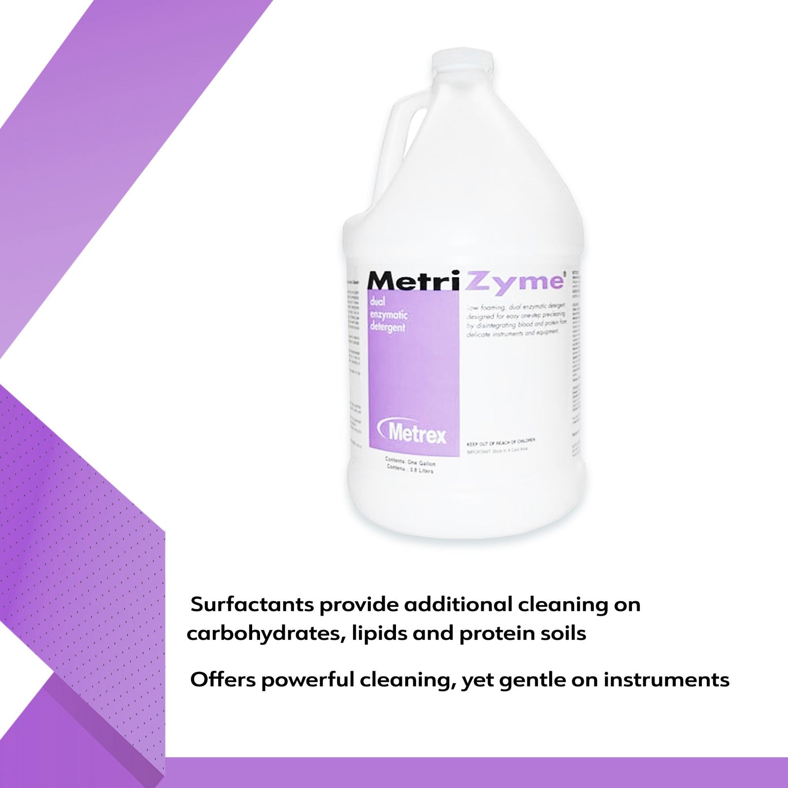 MetriZyme Dual Enzymatic Instrument Detergent