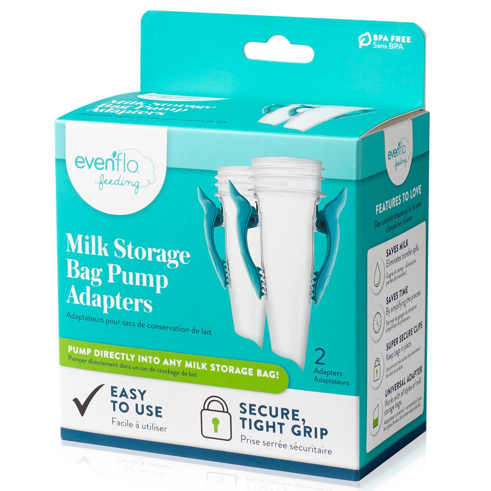 Evenflo Advanced Breast Milk Storage Bag Adapter