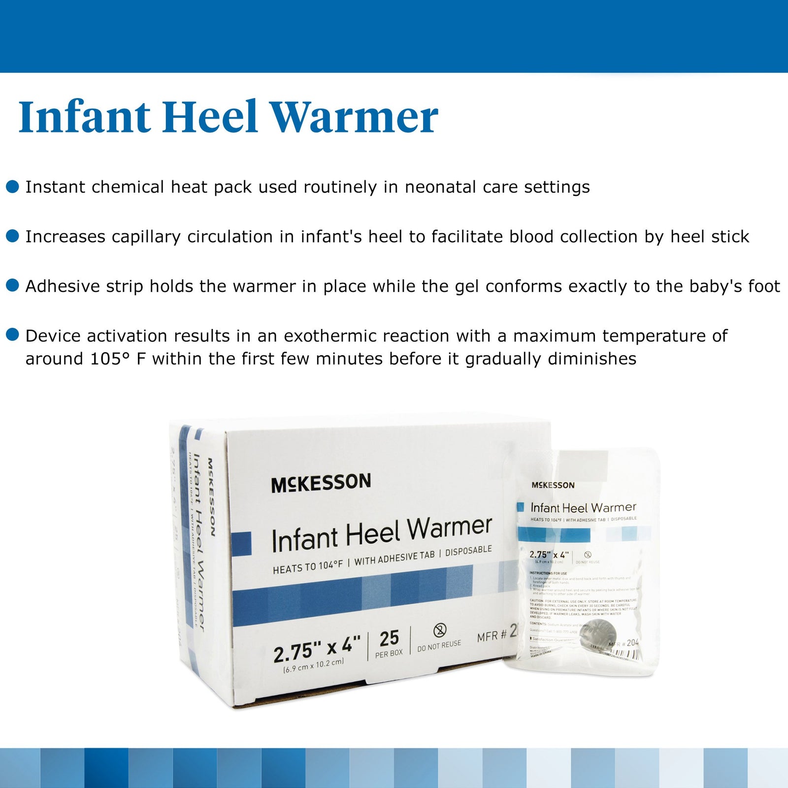 McKesson Instant Infant Heel Warmer