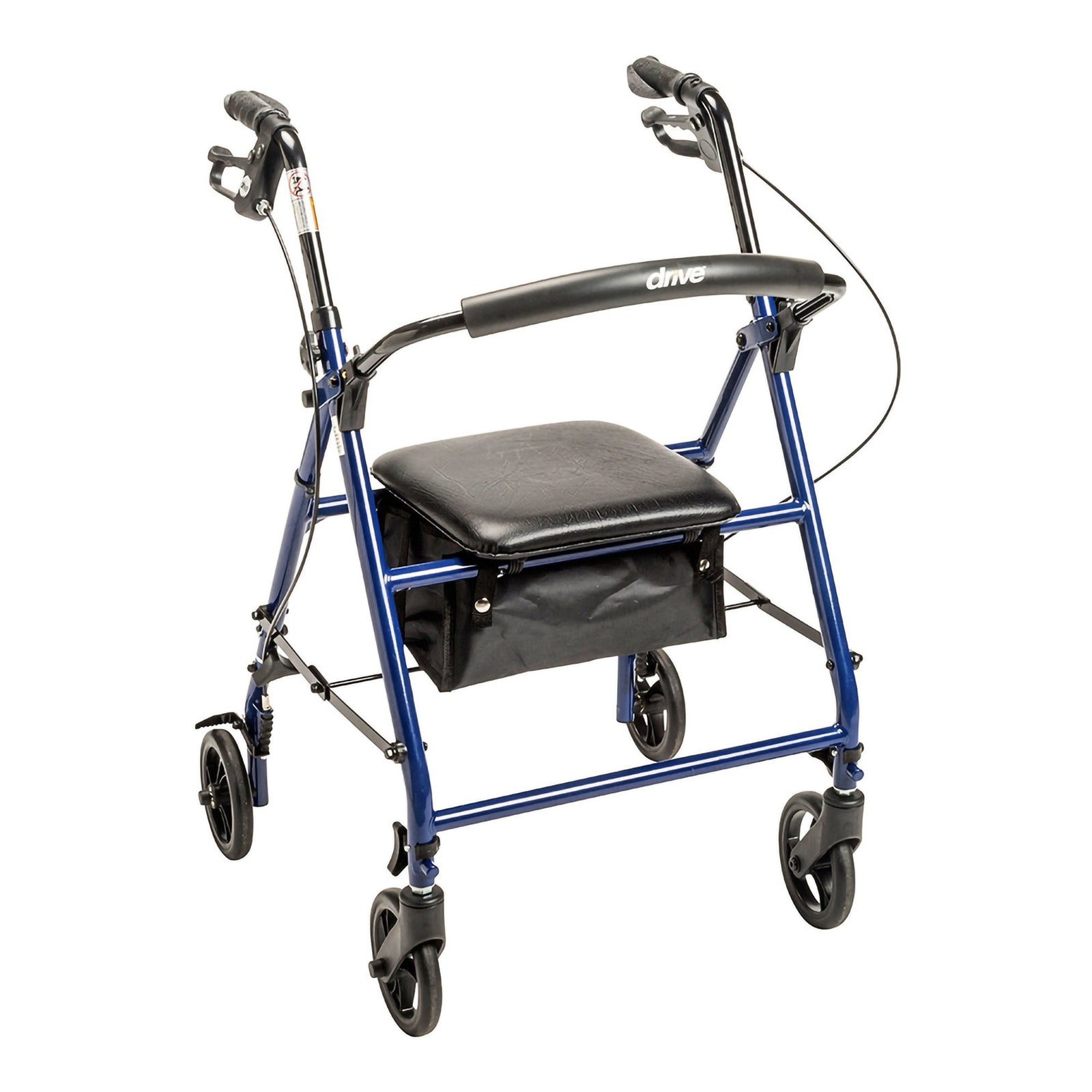 drive Steel Rollator with 6 Inch Wheels