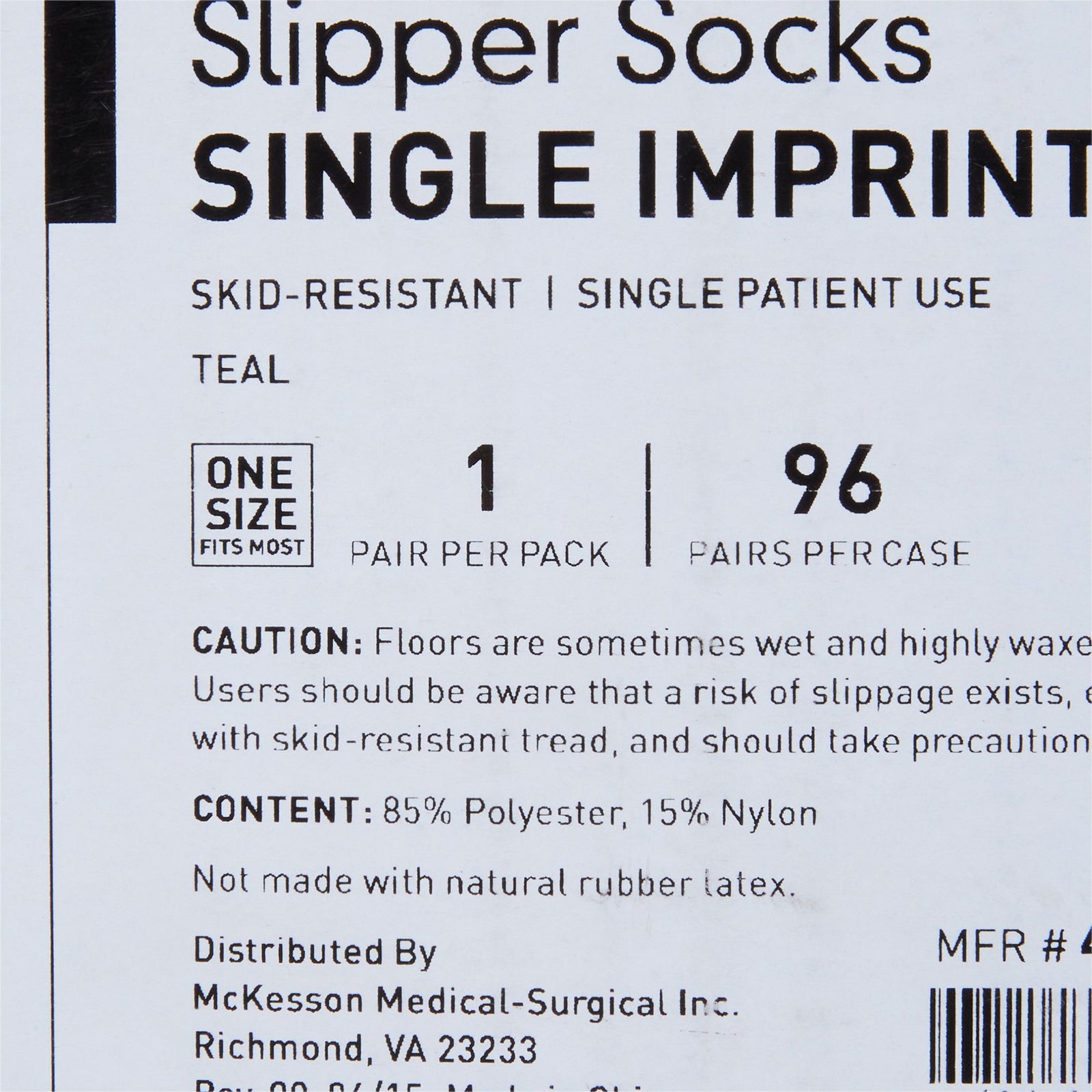 McKesson Paw Prints Slipper Socks