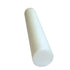 CanDo Round Foam Roller, 6x36in, White Polyethylene