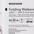 McKesson Folding Walker Adjustable Height