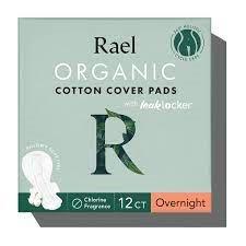 Rael Organic Cotton Overnight Pads