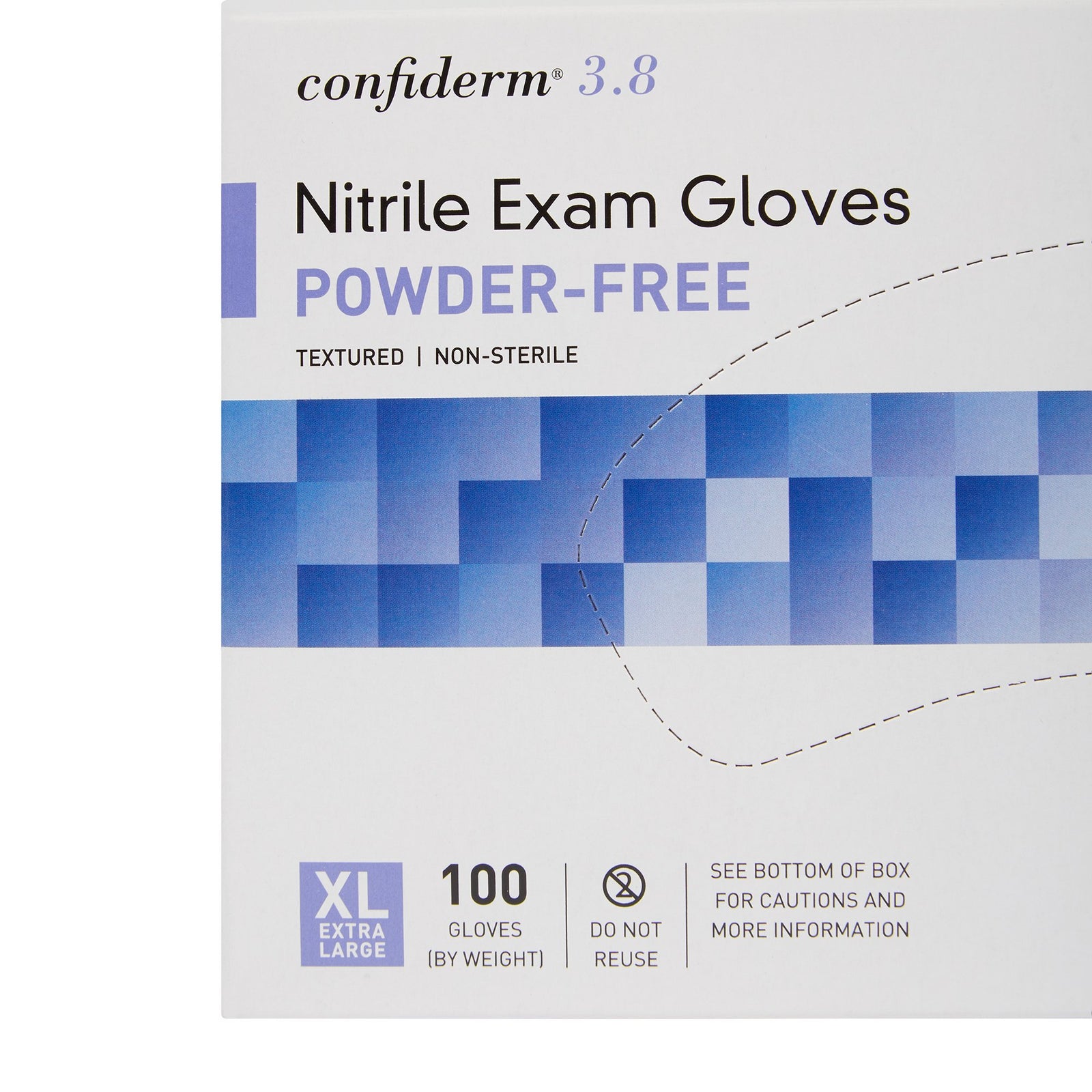 McKesson Confiderm 3.8 Nitrile Exam Glove