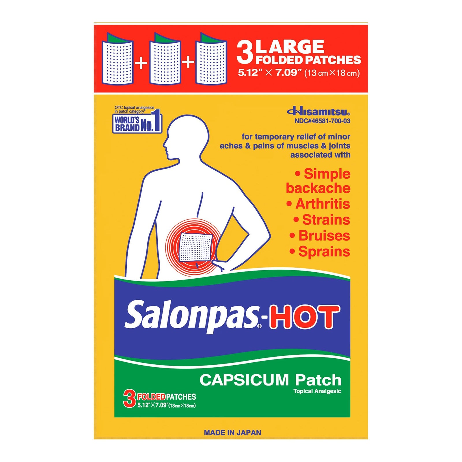 Salonpas Hot Topical Pain Relief