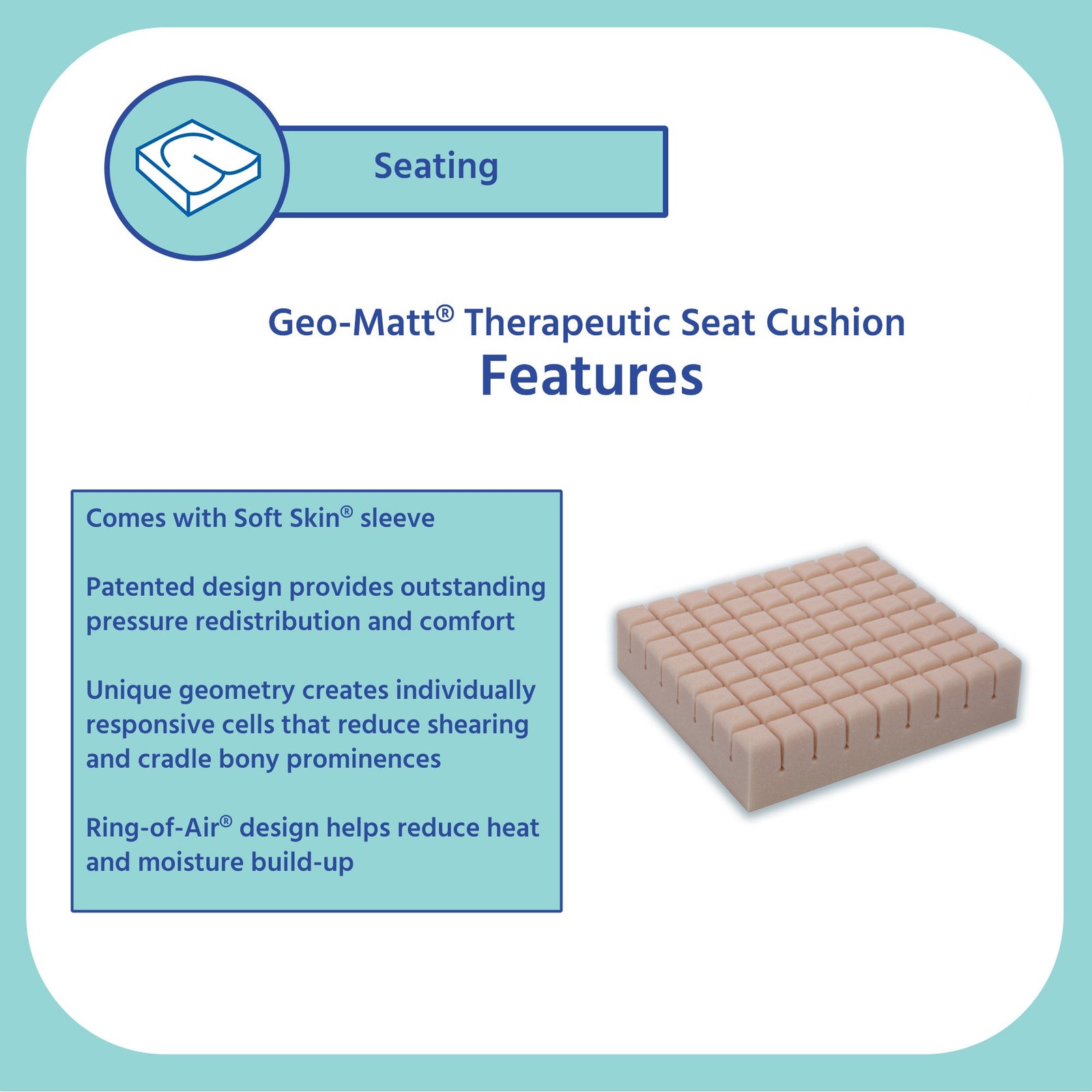 Geo-Matt Seat Cushion