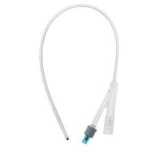 Amsino International 2-Way 100% Silicone Foley Catheter - 24 Fr & 28 Fr Sizes