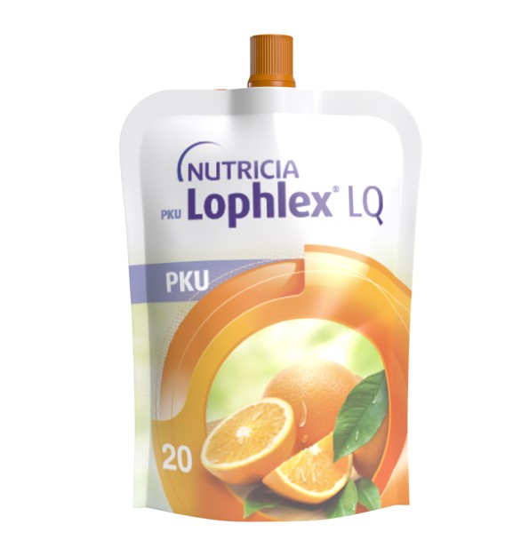 Nutricia PKU Lophlex LQ 125 mL Pouch, Juicy Orange