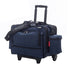 Rolling Medical Bag Navy Blue 600D Waterproof Polyester 9 X 13 X 16 Inch