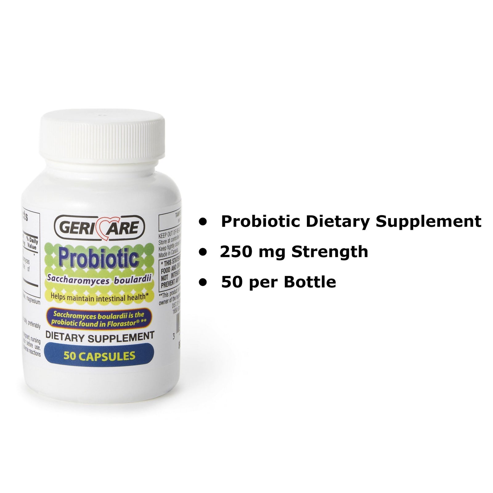 Geri-Care Extra Strength Probiotic Digestive Support Dietary Supplement