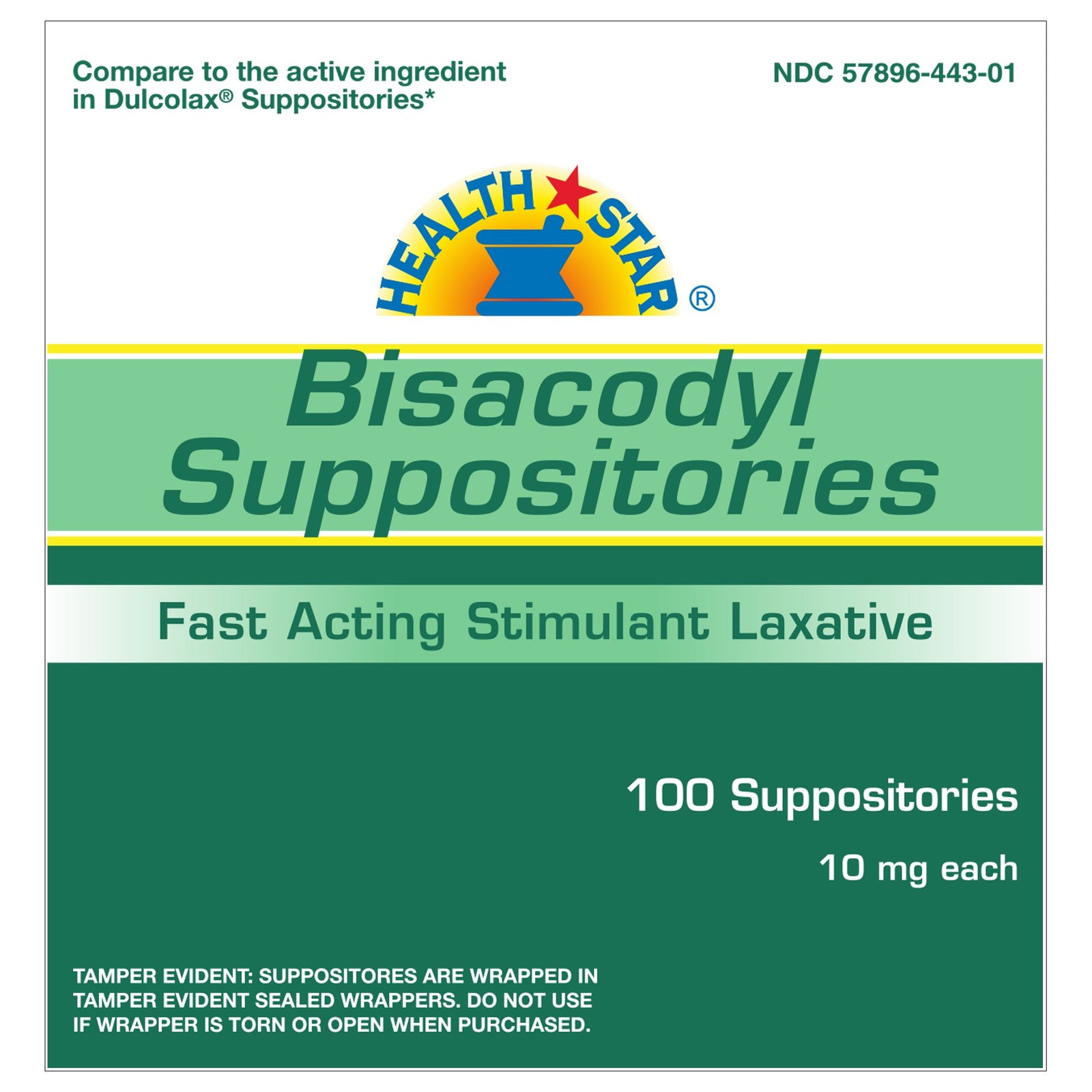 Geri-Care Bisacodyl Suppositories Fast Acting Stimulant Laxative