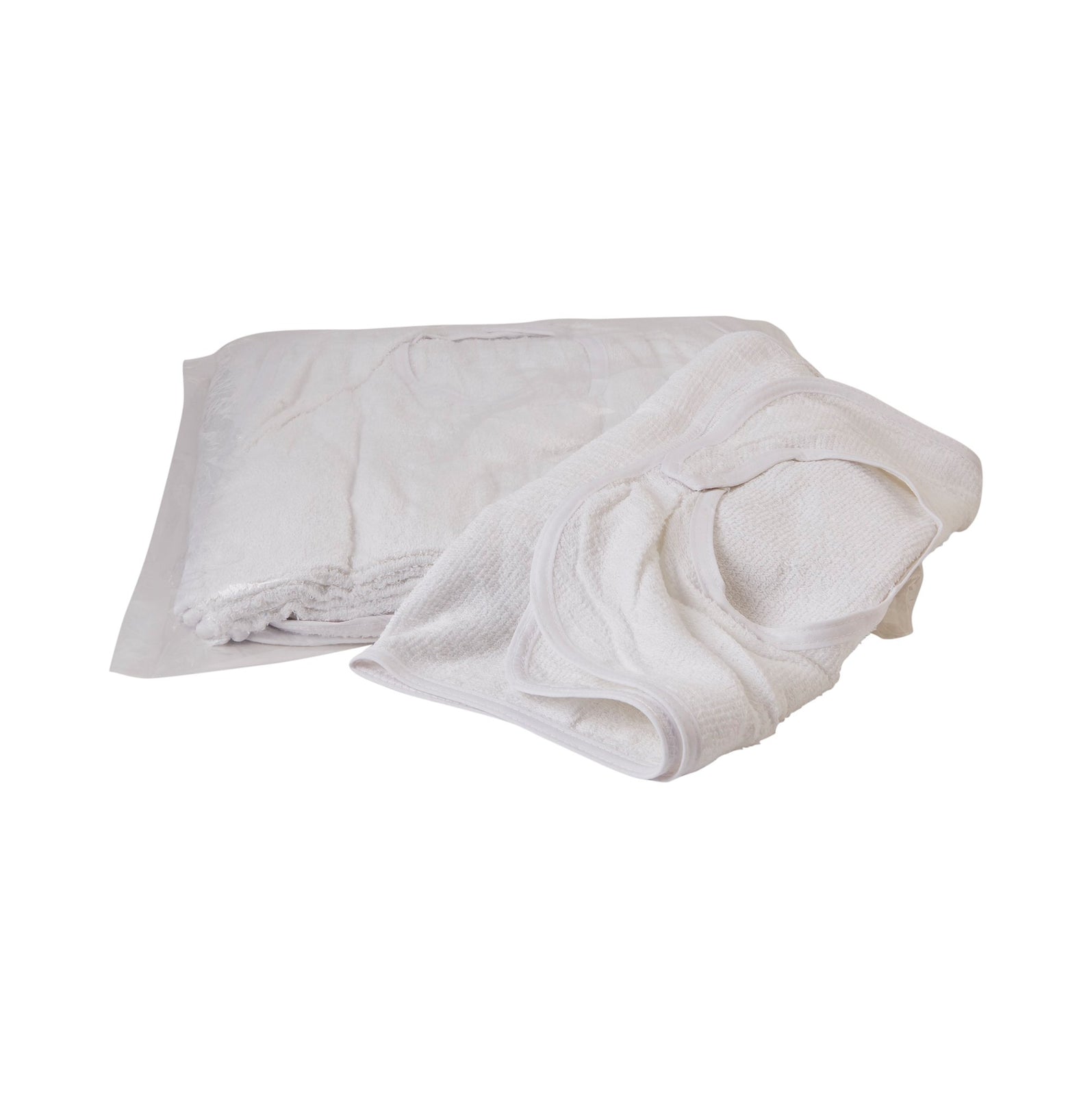 Bib Hook And Loop Closure Reusable Terry Cloth
