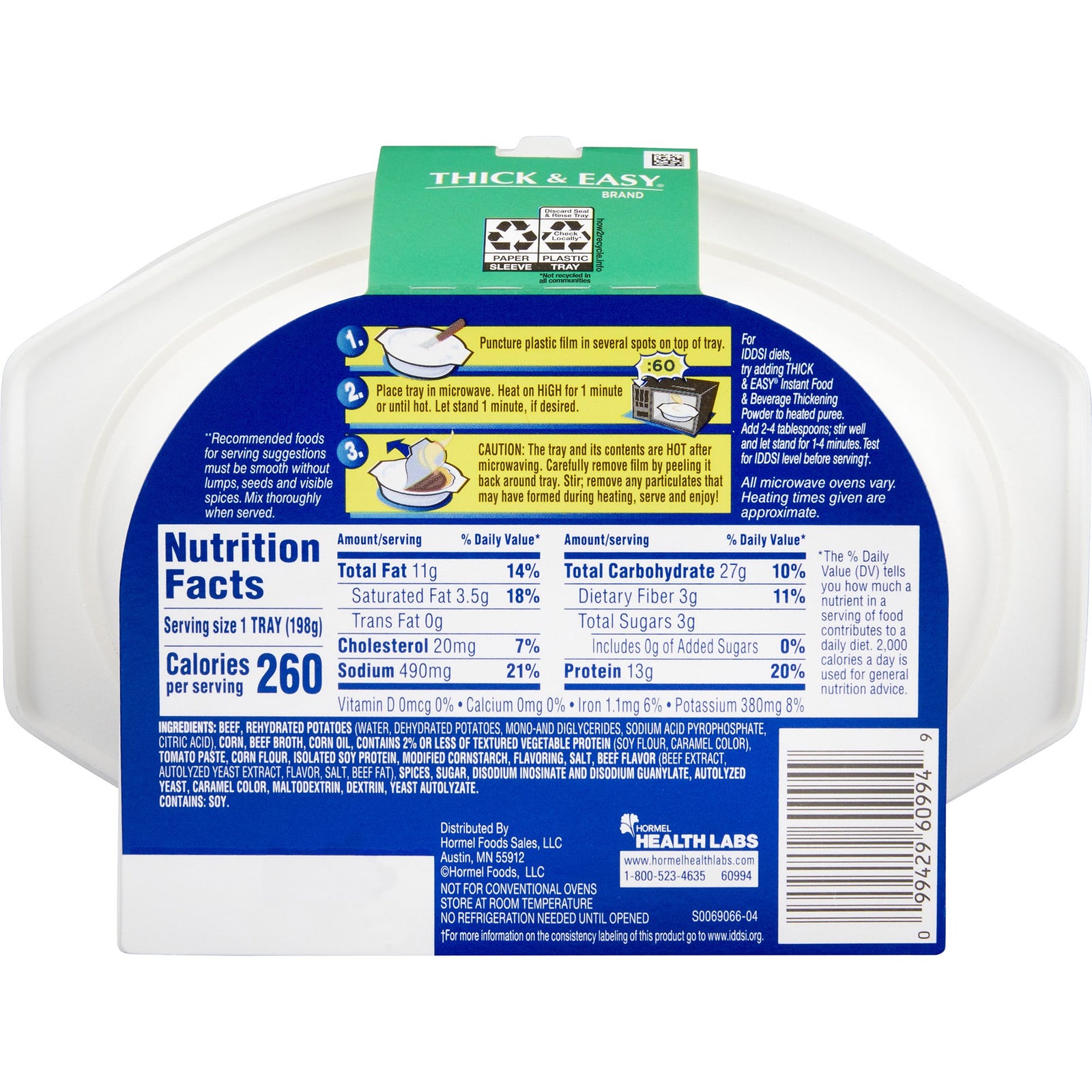 Thick & Easy Purees Thickened Food