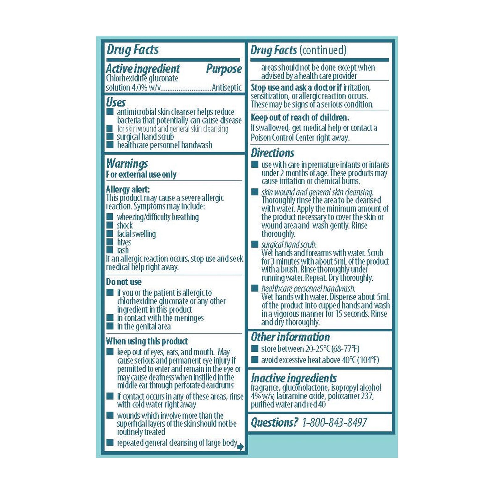 Hibiclens Antiseptic / Antimicrobial Skin Cleanser