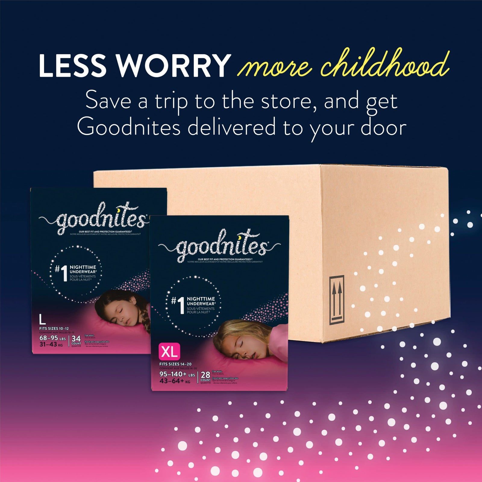 Goodnites Female Youth Absorbent Underwear
