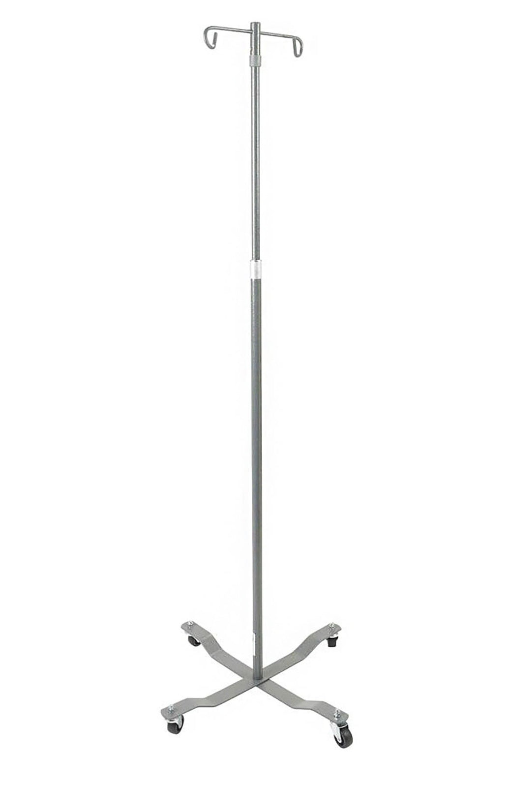 Iv Stand 2-Hooks 4-Leg Chrome Plated Steel With Weights