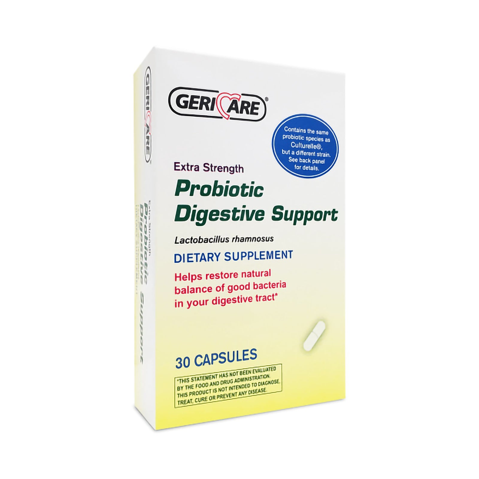 Geri-Care Extra Strength Probiotic Digestive Support Dietary Supplement