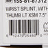 McKesson Wrist Brace With Abducted Thumb