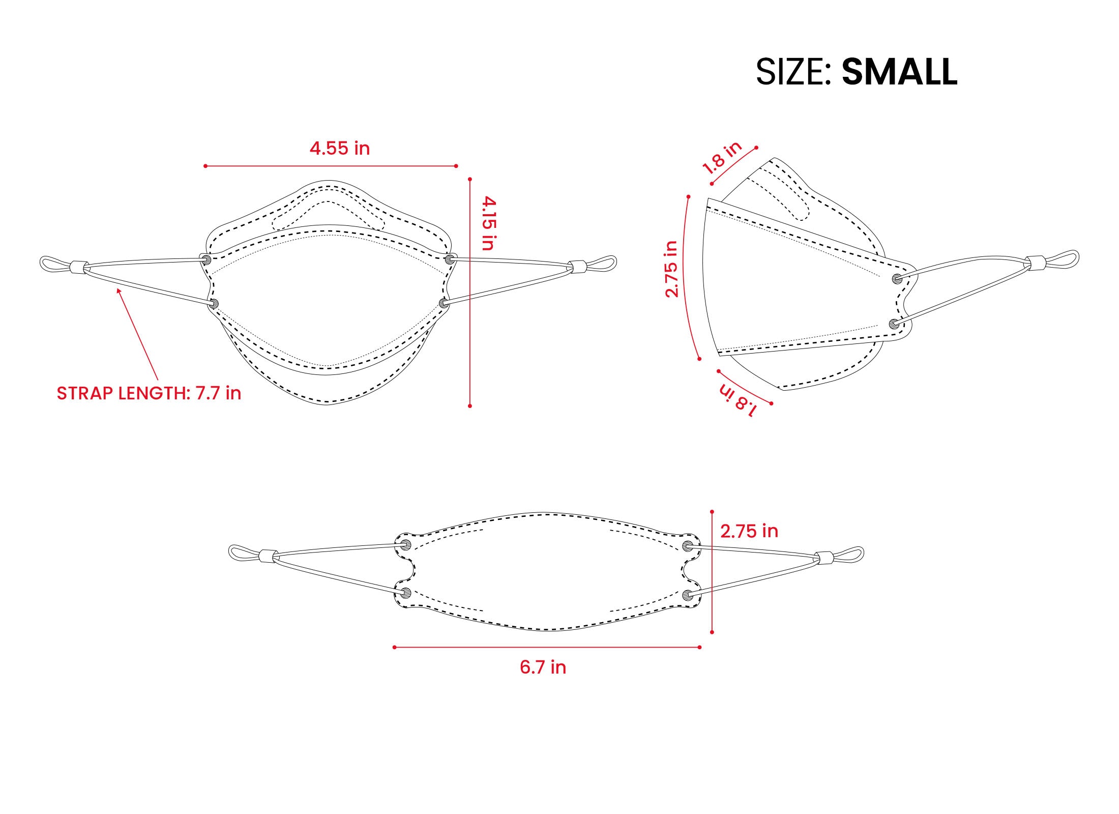 Kids KN95 Mask | Individually Wrapped, Elastic Ear Loops - Bag of 10