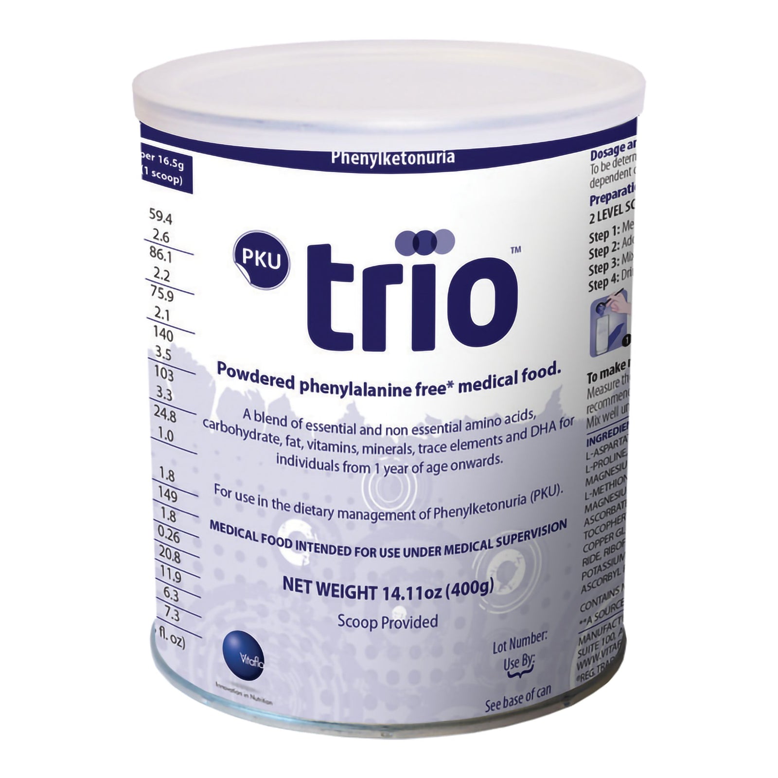 PKU trio Oral Supplement