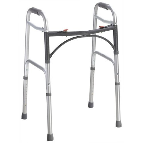 McKesson Folding Walker Adjustable Height