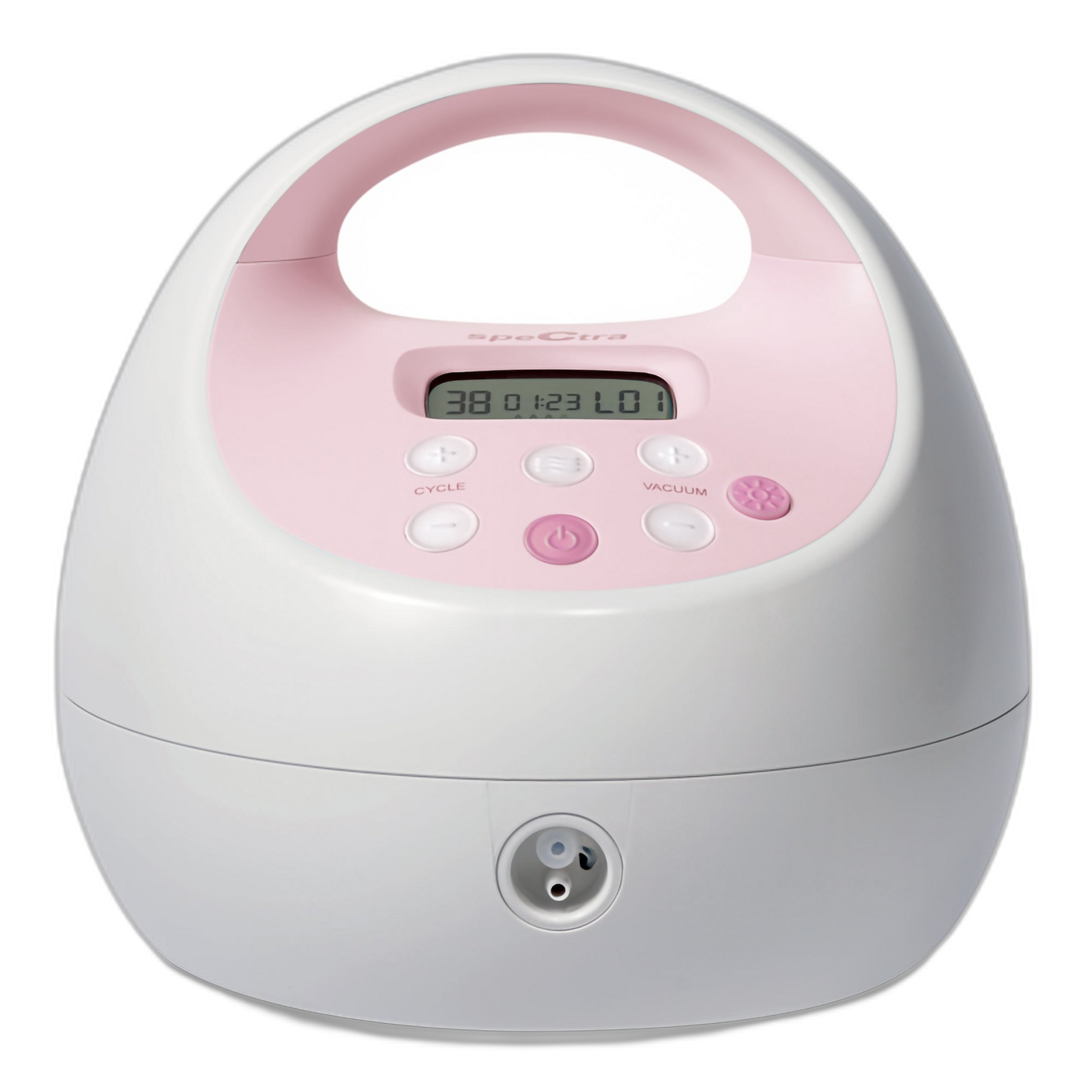 Spectra S2 Plus electric breast pump front view with LCD display and controls
