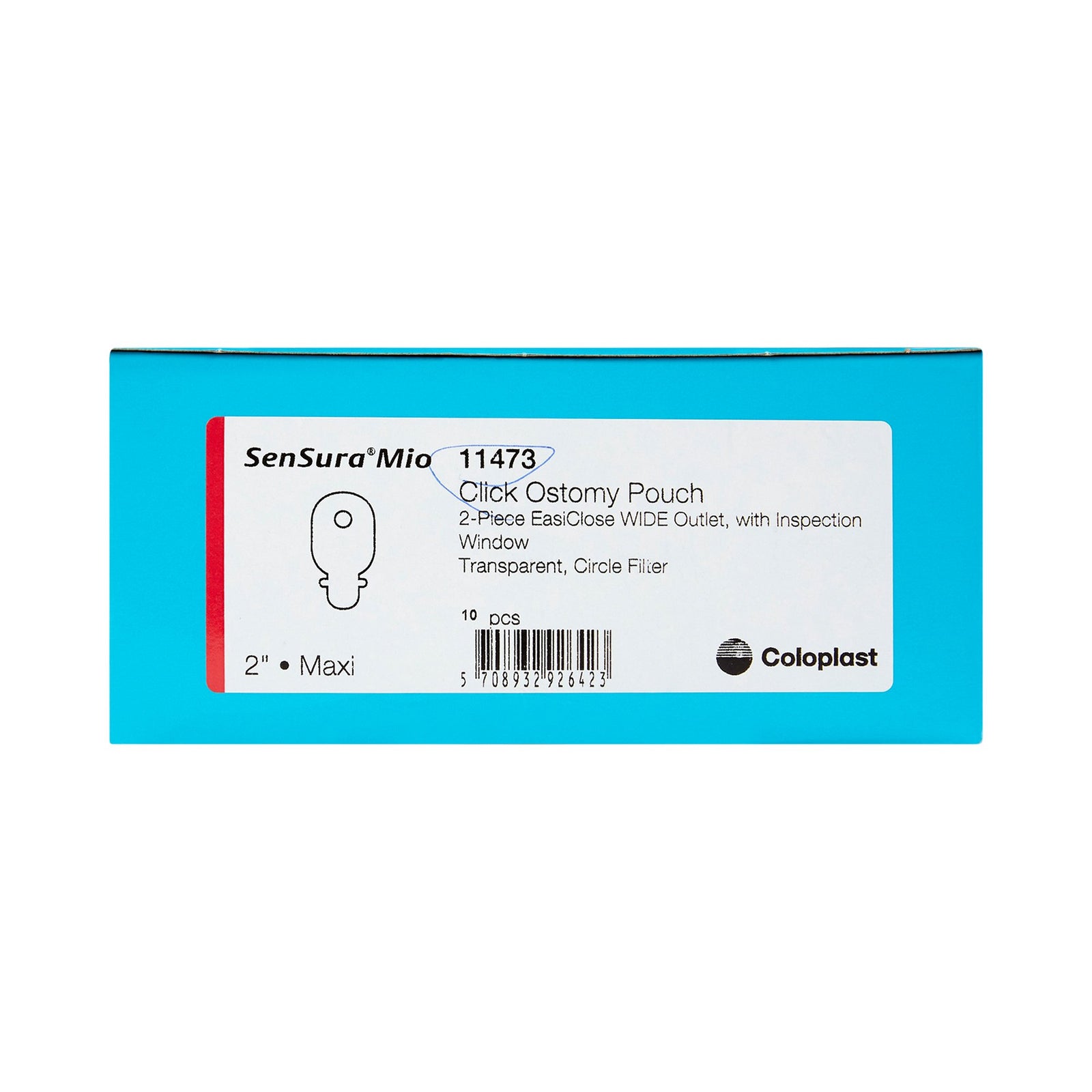 SenSura Mio Two-Piece Drainable Opaque Filtered Ostomy Pouch