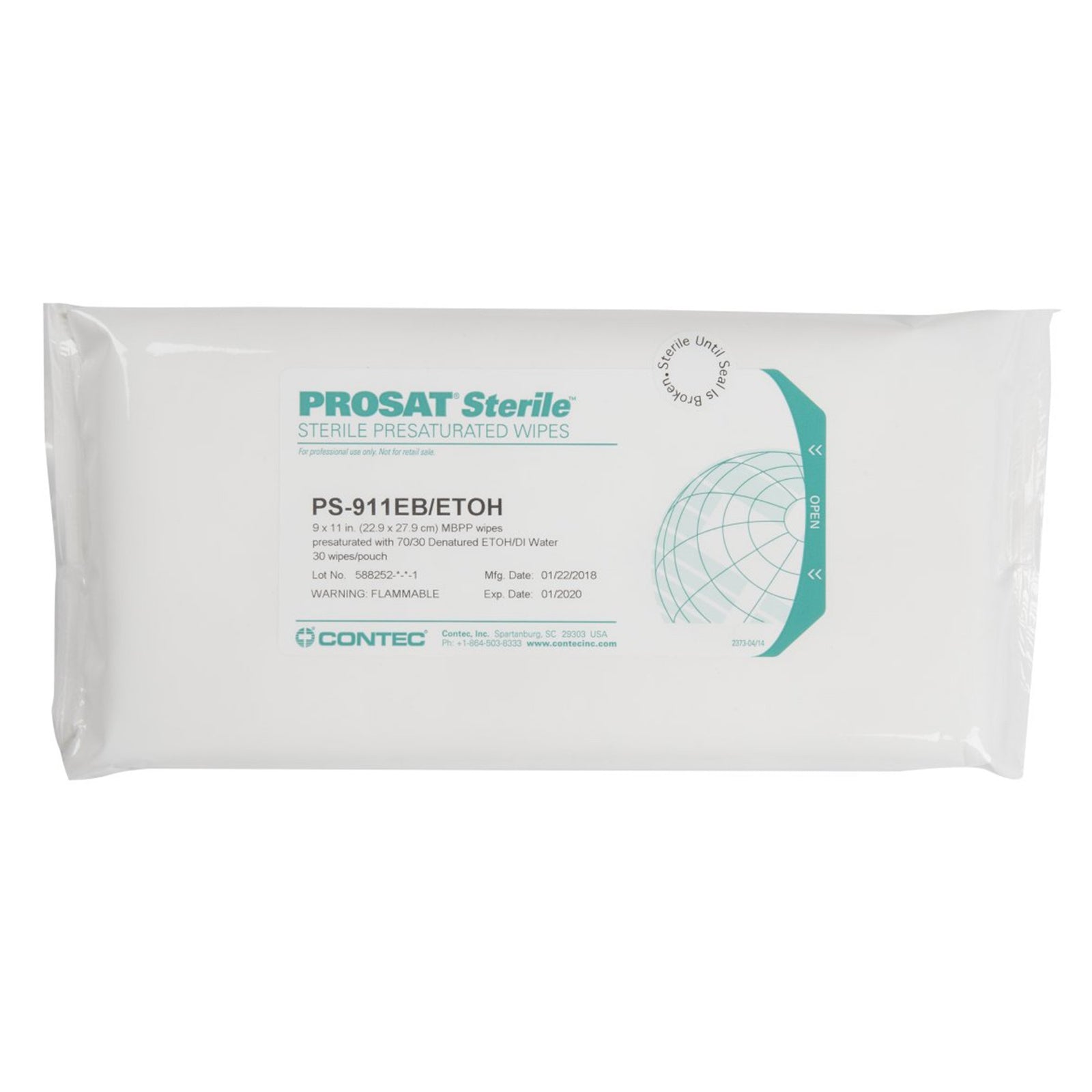 PROSAT Sterile Presaturated Wipes