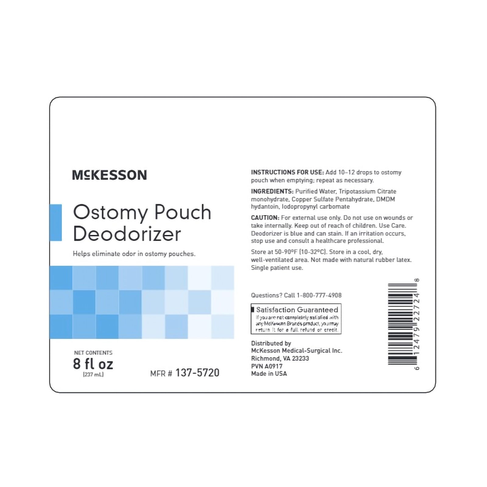 McKesson Ostomy Pouch Deodorizer