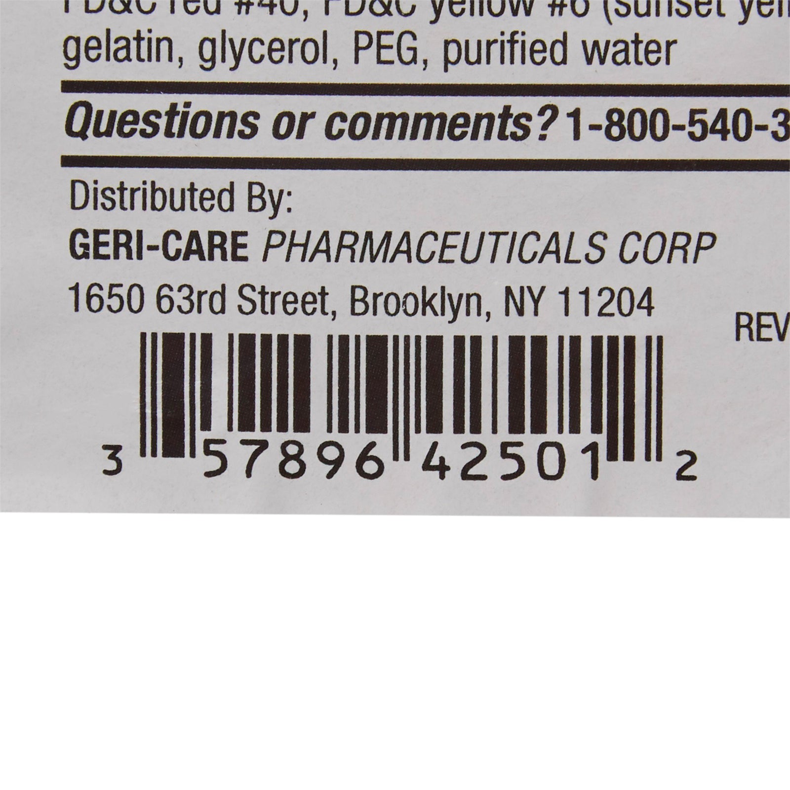 Geri-Care Extra Strength Stool Softener Docusate Sodium
