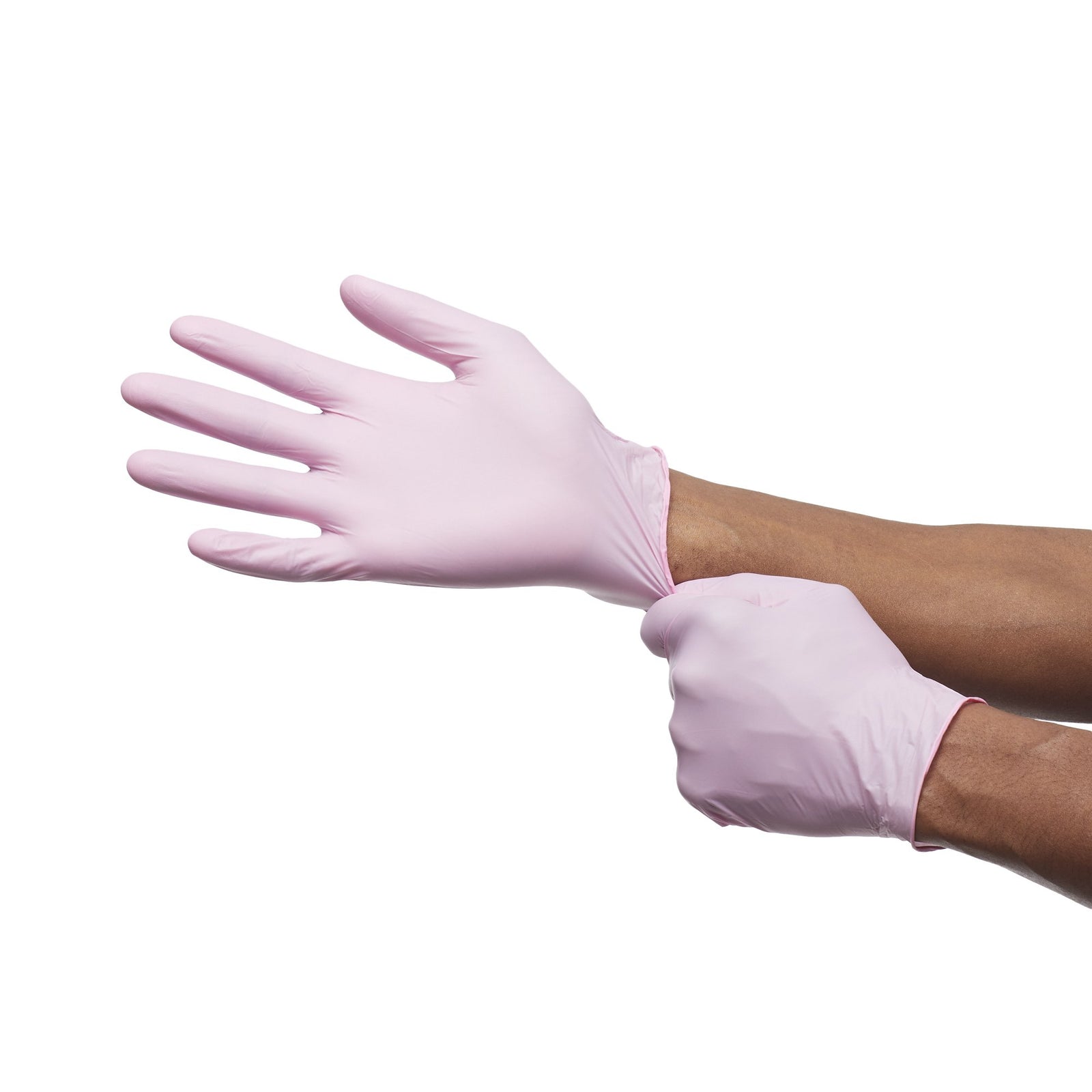 McKesson Pink Nitrile Nitrile Exam Glove