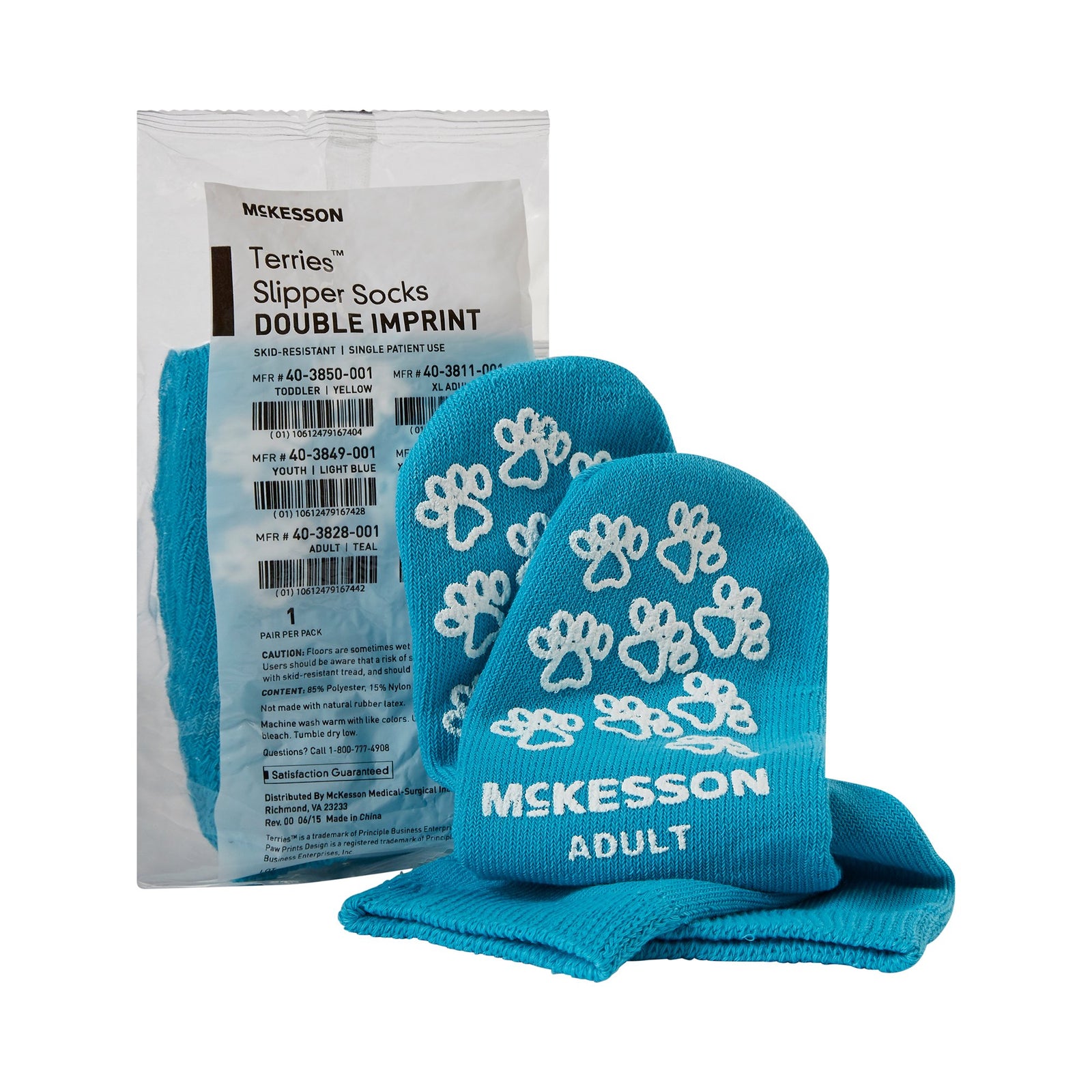 McKesson Terries Adult Slipper Socks